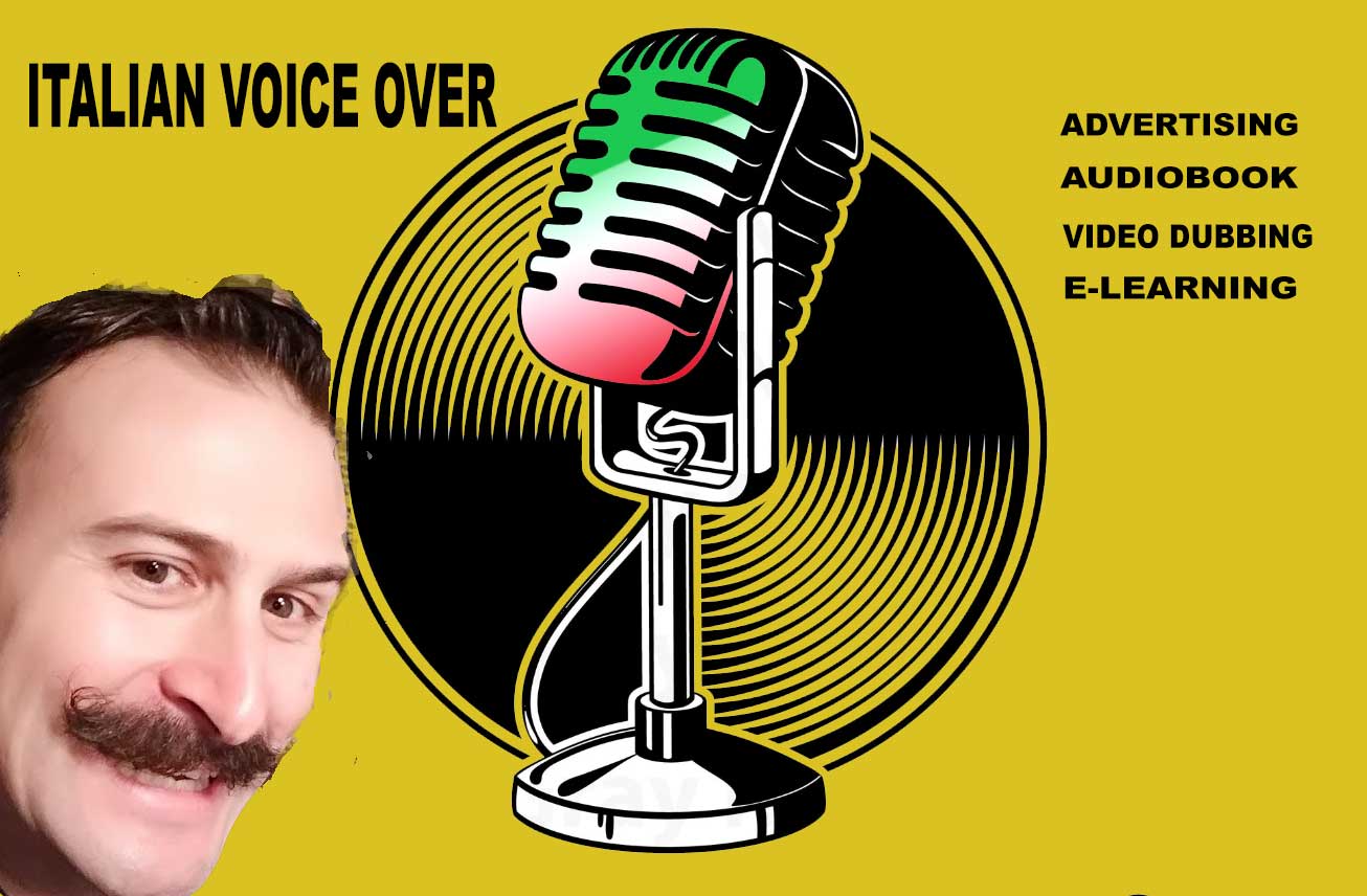 92068italian male voice AUDIOBOOK – ADVERTISING – PODCAST  (acx)